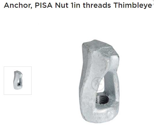 Eyenut Thimbleye 1in thrd